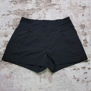 EUC Athleta Trekkie North Shorts Black Size 4 Hiking Outdoor Stretch‎ Athleisure